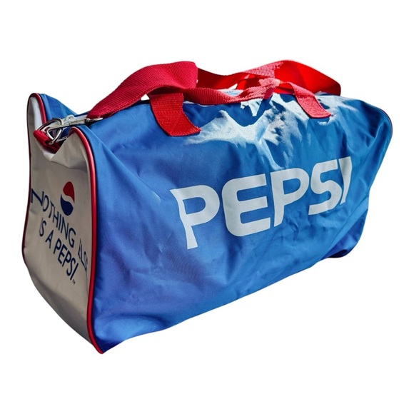VTG Pepsi "Nothing Else is a Pepsi" Retro Sport Duffle Bag - Picture 1 of 10